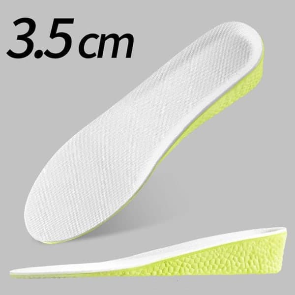 Usynlige højde Øg indlægssåler Memory Foam Sko Sål Pad Br 37-38 Boost 3,5 cm
