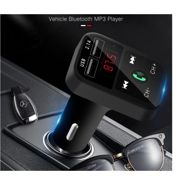 IC FM-sändare / Bluetooth-musikmottagare - Silver silver