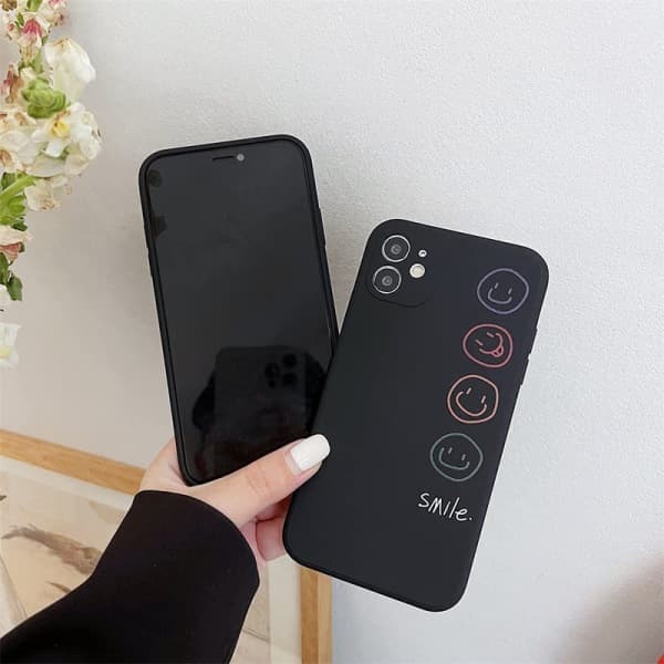 IC Telefonfodral Kompatibelt med iPhone, Cover Smiley Face