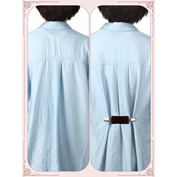 IC 3-pack monterad klänning bältesklämma Sjalklämma (11,5*3,1 cm)