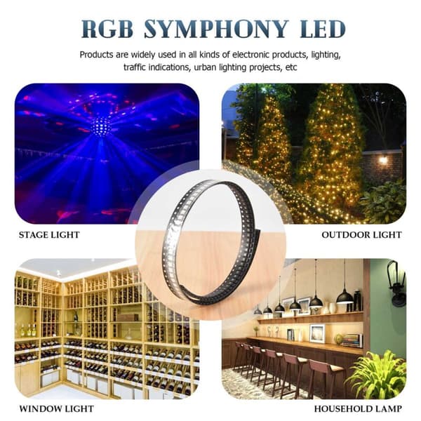 SMD LED Chip Individuelt Adresserbare Pixels, Farve DC 5V