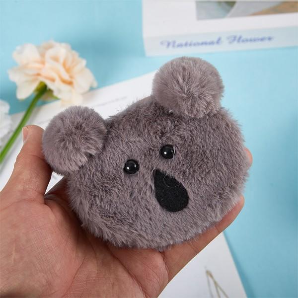 IC 1:a tecknade koala kompakt spegel kosmetisk hopfällbar bärbar spegel