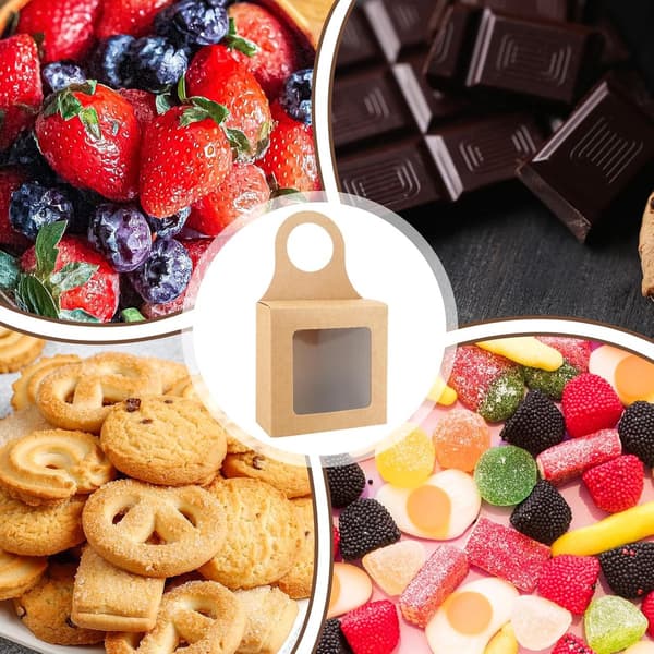 20-pack vinflasklådor - Vinpåsar - Födelsedags- och bröllopsfester - Presentaskar - Lättmonterade - Små askar - Förpackningslåda
