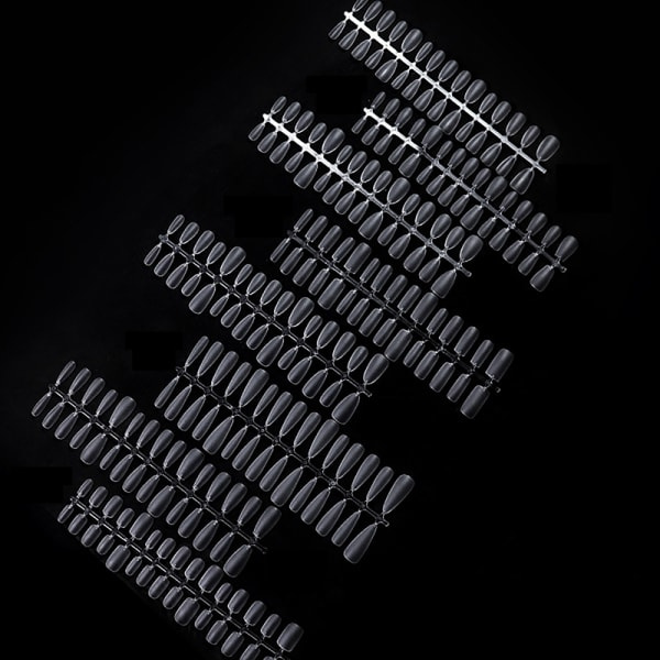 IC 240 st Franska Naglar Spetsar Transparenta Falska Gel Spetsiga Konst Akryl S A2 onesize