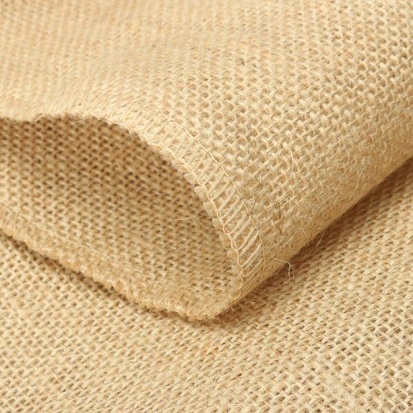 Jute Bordsløper 30x275 cm Bryllupsdekorasjon Naturlig Jute Khaki 30cm*275cm
