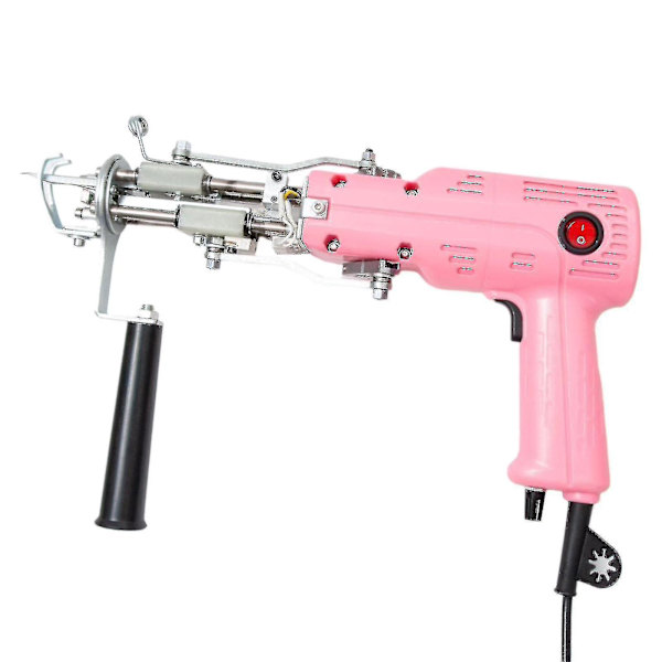 Elektrisk teppe-tuftingpistol Rask haugklipping/systing håndverktøy Pinksn (335)