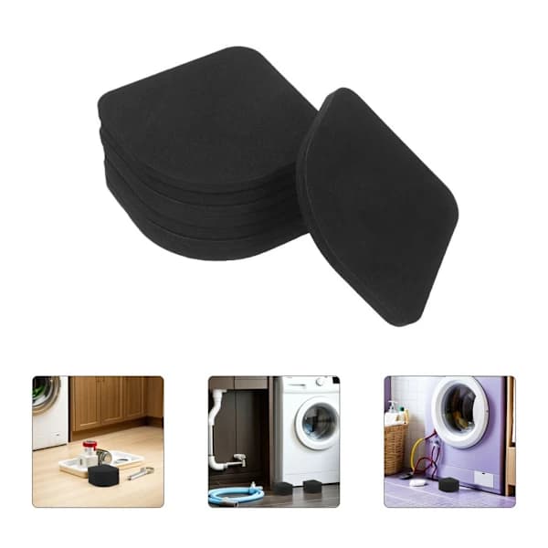 24 st Golvskydd för Tvättmaskin Anti-vibrations Stabilisator 2x 2x