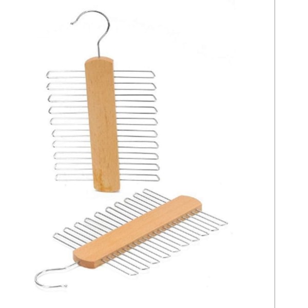 Trähängare för slipsar, halsdukar, skärp, accessoarer