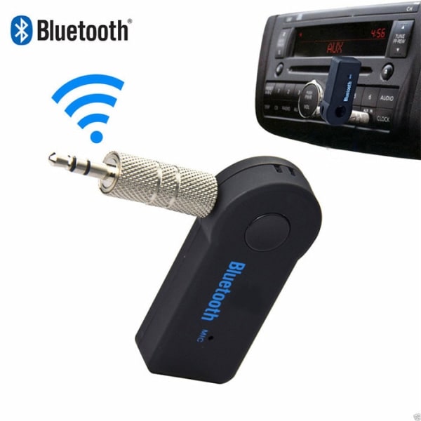 IC 2-pak Bluetooth musikmottager til AUX Bluetooth 4.1 Sort