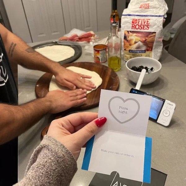 52 ugers datoidéer | Æske med Date Night Idéer, Par Date Night Idéer 1 sæt