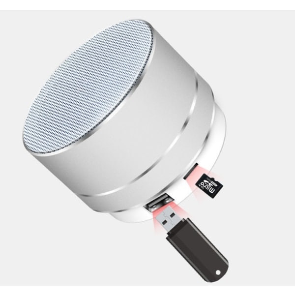 IC Trådløs Bluetooth-højttaler, mini-højttaler (rosa)