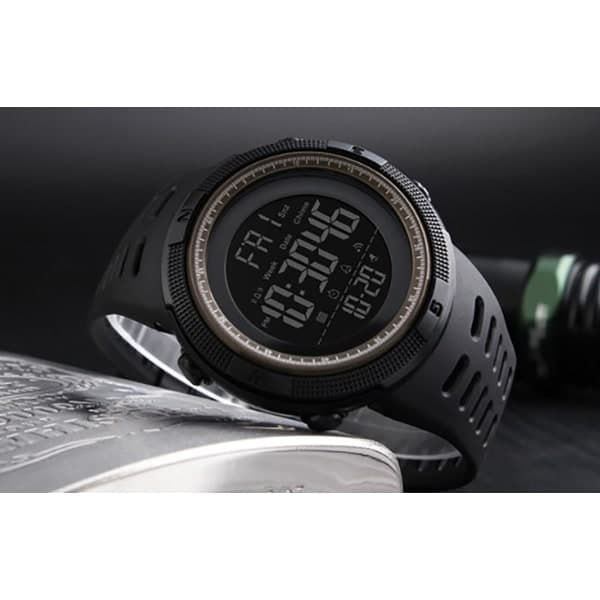 IC Herr Kvarts Digitala Klockor 50m Vattentät Armégrön Armbandsur