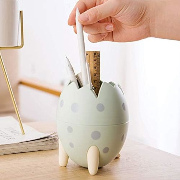 IC 3-pack Dinosaurieägg Pennhållare Ägg Skrivbordstillbehör Organizer Skrivbordspenna Cup - Barn Pojkar Flickor