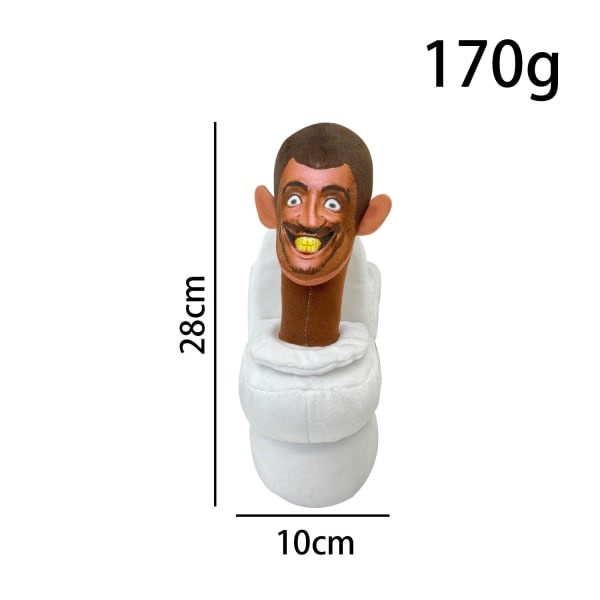 IC Skibidi Toilet Plush Toilet Man Horror Exploration Adventure Game Doll Toys Figur