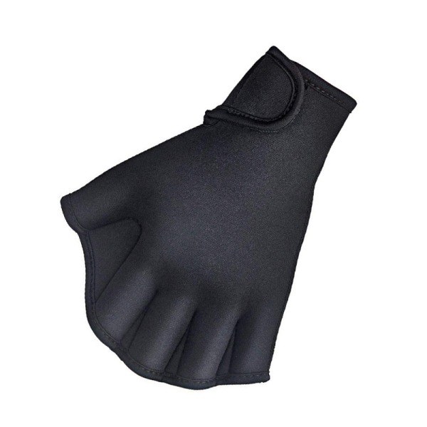 Simhandskar, Gummidykarhandskar, Svarta, Storlek M