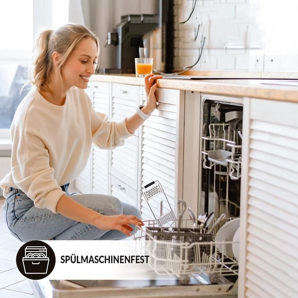 Grønnsakskutter med 4 utskiftbare blader, grønnsakskutter i rustfritt stål
