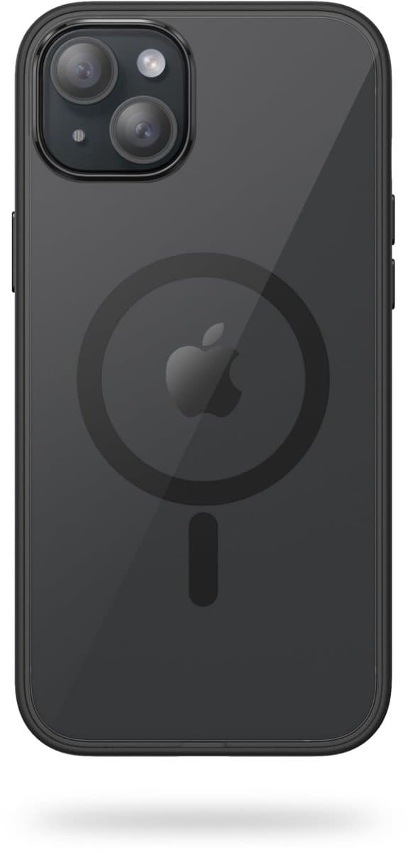Telefoncover - MagSafe-kompatibelt - Mat - Gennemsigtig sort - Passer til iPhone 15 - 6,1 tommer