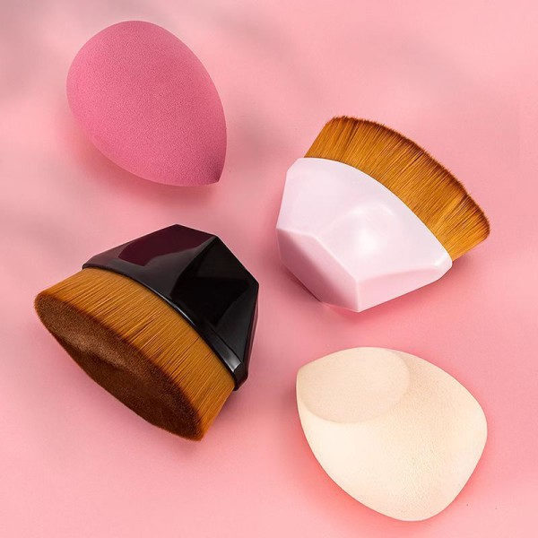 IC 4st Foundation Brush No Trace Makeup Sponge Set Makeup Tool Ma