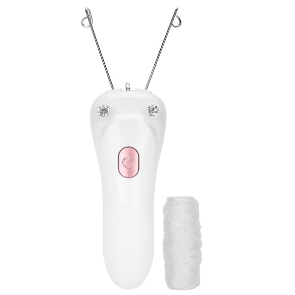 TIMH Elektrisk Tråd Epilator Hårborttaker USB Lading Bomulls Tråd Epilator (Inkludert Bomulls Tråd USB Kabel) (Rosa)
