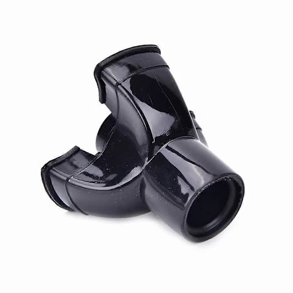 Gummiknop til vandrestav, slidstærk, sort, 19 mm
