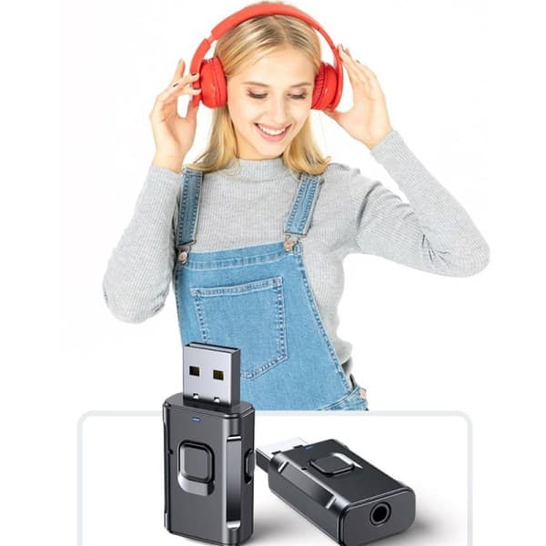 IC USB-vastaanotinlähetin ja 3,5 mm:n Aux-langaton sovitin