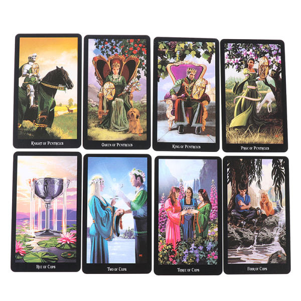 IC Häxa Tarotkort Engelska Brädspel Spådomsprofeti Multi Flerfärgad Onesize