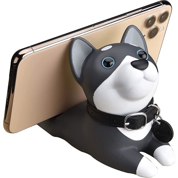 IC Tecknad stationär hund mobiltelefonhållare kreativ multifunktionell