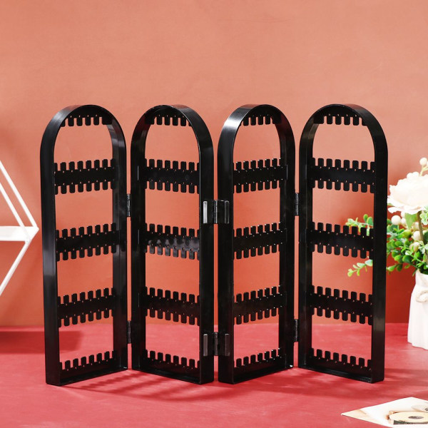Øredobb-displayholdere Øredobber Stud-displaystativ KLART 4 FANS klart clear 4 fans