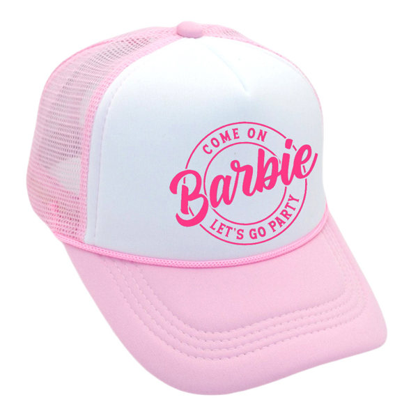 Barbie Kirjaimet Brodeerattu Baseball-Lippis Kesälippikset A4