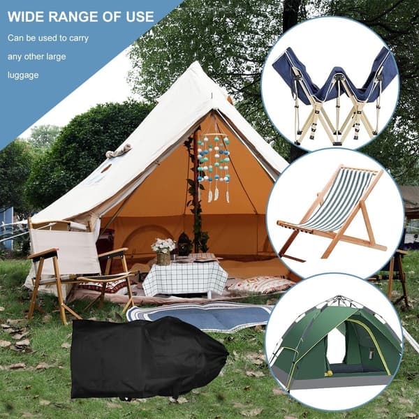 Universal Klapvogn Transporttaske, Rejsetaske til Fly, 117x53x33 cm