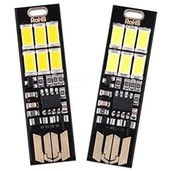 IC 5 USB LED-lampe til bærbare tastaturer, superlys med 6 lysdioder