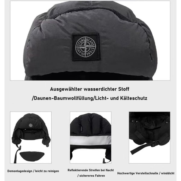 IC NOE Vintervarm hue med øreklapper, skøjteløb O