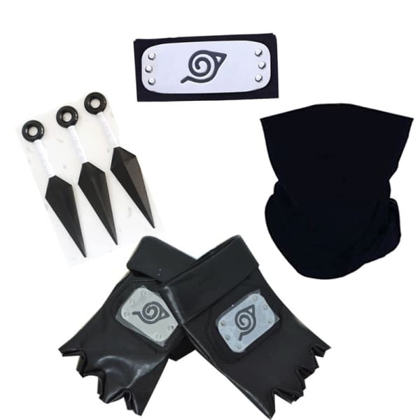 IC Anime Naruto Pannebånd Sett Kakashi Maske