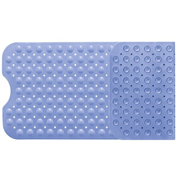 IC Vit extra lång badkarsmatta med starka sugkoppar Halkfri badmatta PVC-material Duschmatta för badrum i maskin Tvättbar Anti-mögel Anti-svamp