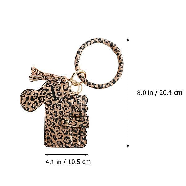 Læderarmbåndsnøglering Damemode Armbånd Nøglering Unik Nøglering Pynt IC