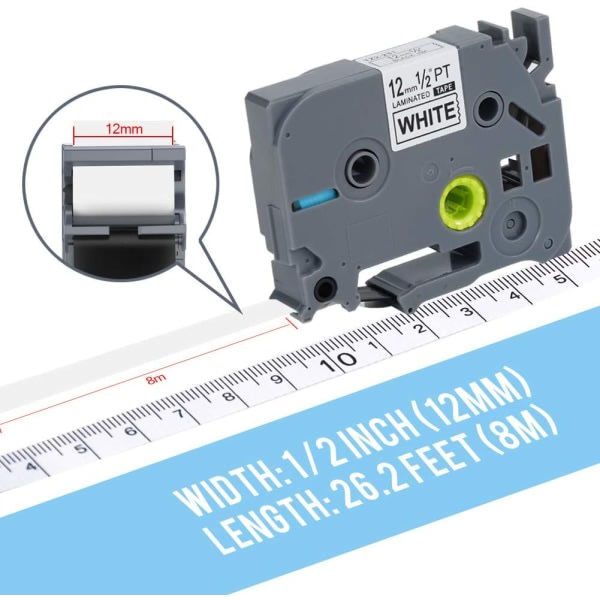IG Kompatibel Etiketttejpbyte för Brother P Touch TZe-231