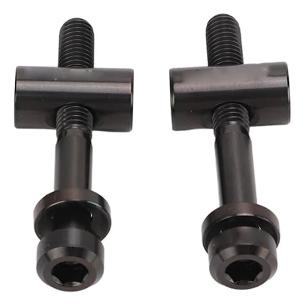 RISK M5 X 40mm 2 ST Sort Cykelsadelpindsklemmebolt DIY Erstatningsdele