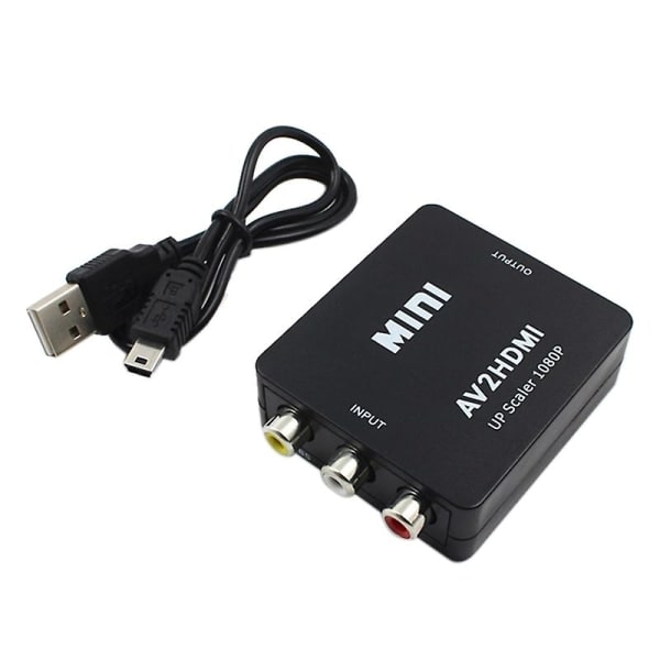 IC Av Hdmi-skaalausvideolaatikko Av Hdmi 1080p Av2hdmi Tukee Ntsc Pal