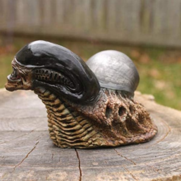 IC Aliens Snegl Statue Figur Statuer Model Dukke Fødselsdagsgaver Re Sort one size
