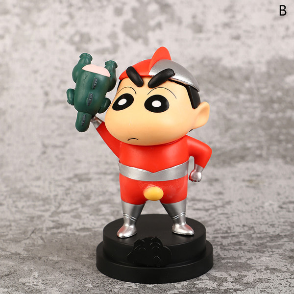 IC Crayon Chan Anime-hahmo Action Kamen Monster Cartoon Huoneen Koriste B