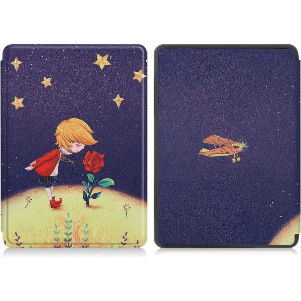 IC-etui for helt ny Kindle 2019 Slim Cover med Auto Sleep/Wake-funksjon Malt etui (10. generasjon 2019) - Prince