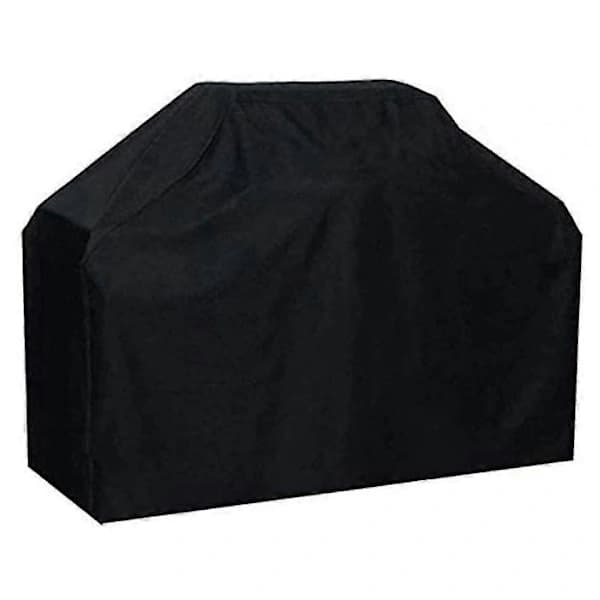 Grillovertræk Vandtæt UV-resistent Vindtæt 190T Polyester til Udendørs Gasgrill Sort 170 x 61 x 117 cm