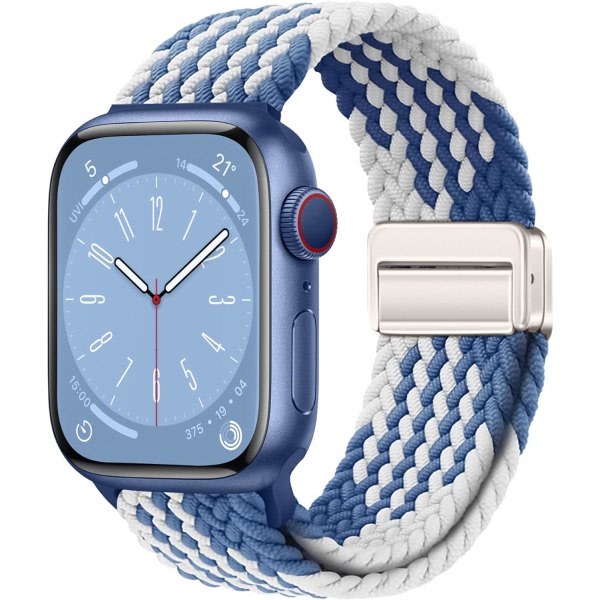 IC Sport Solo Loop yhteensopiva Apple Watch Rannekorella 42 mm 44 mm 45 mm 49 mm naiselle, Justerbar Magnetic Stretchy SE 9 8 7 6 5 4 3 Ultra 2