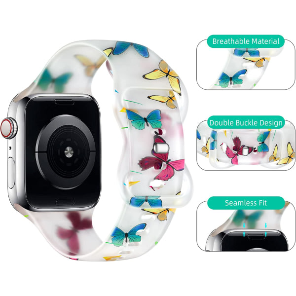 IC-nauha yhteensopiva Apple Watch 38/40/41 mm:n kanssa