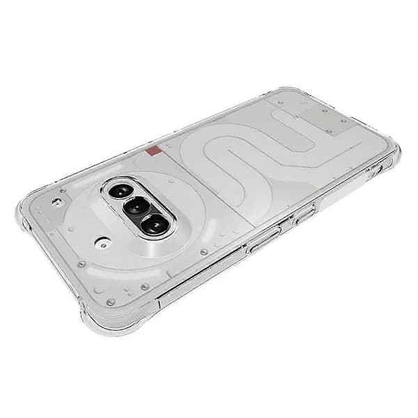 Til Nothing Phone (3a) TPU Mobilskal Skridsikkert Transparent Mobiltelefonbeskyttelse