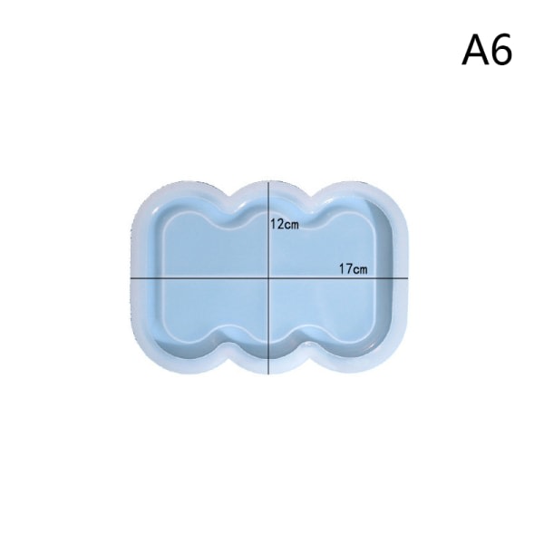 IC Opbevaringsbakke Gips Form DIY Smykker Display Bakke Ep A6