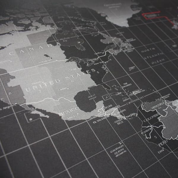 cm - Extended - Mouse Pad - Large - Gaming Mouse Pad - Computer Keyboard - Non-Slip - Suitable - Gamer - Study Room - World Map Design