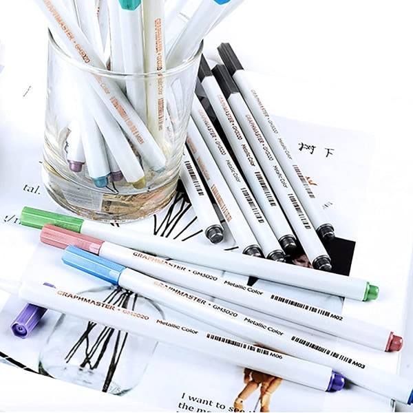 IG Multifunksjonell DIY Graffitipenn, lett å skrive og lett å bruke, 18 stk