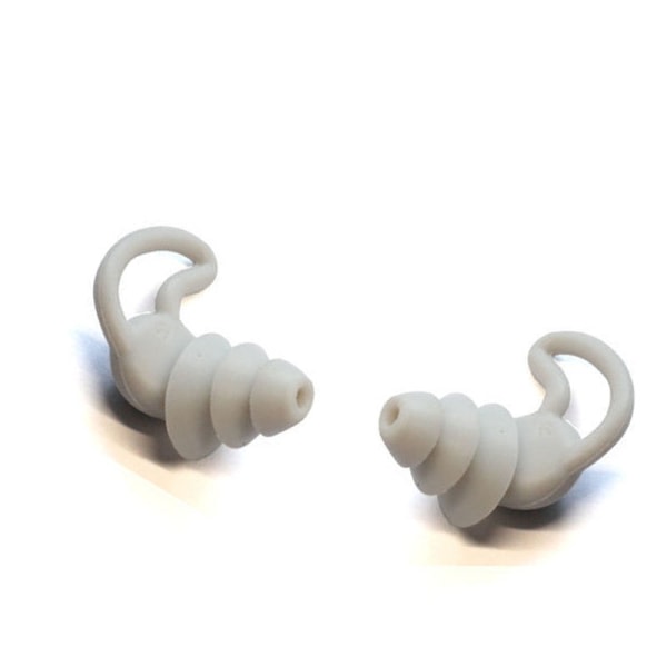 IC Brusreducerande öronproppar, sovande öronproppar i silikon, Grå
