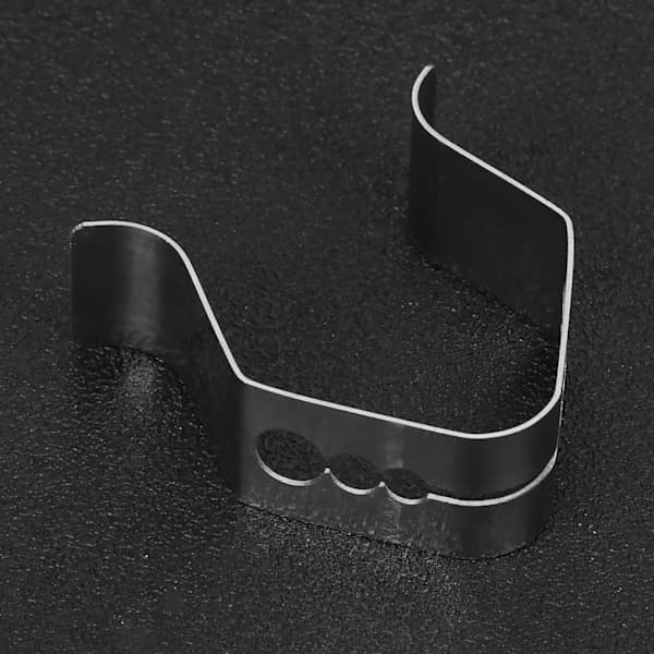 3-pack grillprobklämmor i rostfritt stål, 3-håls termometerhållare för grillugn hemkök, silver